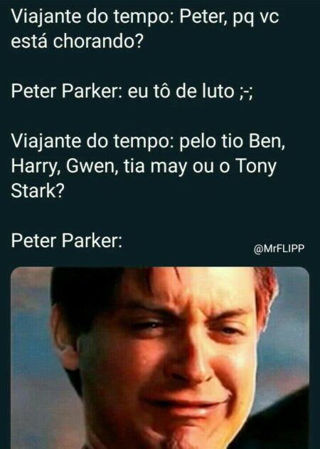 Peter Parker meme luto