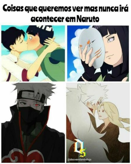 Meme Coisas que queríamos ver no Naruto