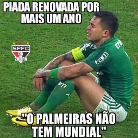 Meme do Palmeiras sem mundial